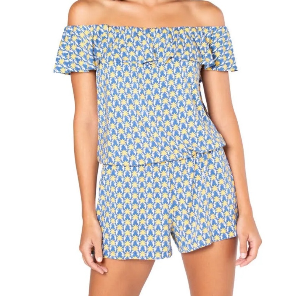 NWT Tori Richard Simple Pleasure Lucy Romper - Large